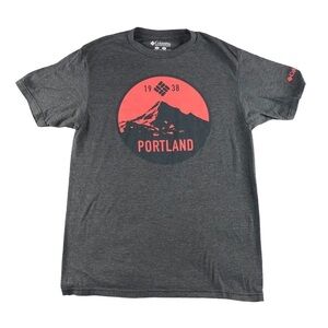 Columbia Mens Portland Mt Hood Short Sleeve T Shirt